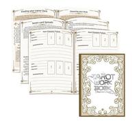 Diario dei tarocchi con copertina rigida, formato A5, libro di scrittura con , diario di tracciamento 'energia, taccuino per astrologia, meditazione per donne e adulti, pratica spirituale