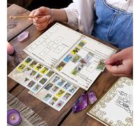 Diario dei tarocchi - Diario di carta per divinazione astrologica, guida celeste, diario di scrittura occulta, libro di lavoro rituale | Companion For Energy Meditation Pratica quotidiana Intuition