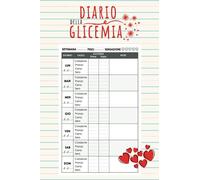 Diario della Glicemia: Diario per Diabetici, Semplice e pratico quaderno per il controllo quotidiano della glicemia per 104 settimane - 2 anni