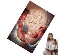 Diario della memoria, diario per scrivere lettere ai bambini, blocco note da 50 fogli per la crescita, diario per genitori per bambini, ragazzi, baby shower, gravidanza