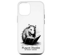 Diario della peste dei topi Memorie dei roditori medievale macabro sarcasmo Custodia per iPhone 12/12 Pro