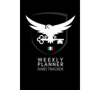 DIARIO DELLE ABITUDINI SETTIMANALE IN ITALIANO, WEEKLY PLANNER CON HABIT TRACKER FORMATO A5: Pianificatore senza data, agenda giornaliera, pagine ... giornate e monitorare le abitudini