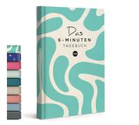 Diario di 6 minuti per adulti (l'originale) - Diario di gratitudine, libro di diario scientifico - Diario di consapevolezza per maggiore resilienza e amore per sé