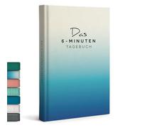 Diario di 6 minuti per adulti (l'originale) - Diario di gratitudine, libro di diario scientifico - Diario di consapevolezza per maggiore resilienza e amore per sé