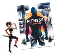 Diario di allenamento fitness - Diario di benessere per donne - dettagliato nutrizione fitness tracker per monitorare la perdita di peso e i progressi nel bodybuilding