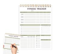 Diario di fitness da donna, per monitorare la salute e il benessere personale giornaliero - Dieta e allenamento per monitorare e schiacciare i tuoi obiettivi in palestra