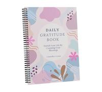 Diario di gratitudine con carta strutturata Layout Portatile Gratitue Planner Notebook per Riflessione Quotidiana Benessere Mentale Portatile Gratitudine Planner