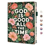 Diario di gratitudine per donne, diario di consapevolezza non datato con | Pagine giornaliere guidate per coltivare gratitudine, affermazioni, positività e cura di sé - Vintage Floral Garden