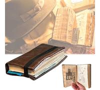 Diario di Indiana Jones, accessori di film classici, diario di scrittura vintage, collezione di libri per gli appassionati di "Indiana Jones".