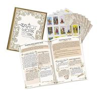 Diario di lettura delle carte dei tarocchi, quaderno di lavoro vintage per streghe | Taccuino per divinazione astrologica, monitoraggio energetico rituale, pratica quotidiana, guida e riflessione 13 x