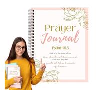 Diario di preghiera Notebook Spiral Notebook | Diario devozionale a spirale per chiesa religiosa e spirituale