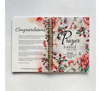 Diario di studio biblico devozionale da 24 settimane per donne - Guida ispirazionale per la preghiera e il dono basato sulla fede delle donne, design floreale, rilegato a spirale A5Carta tessile