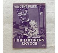 Diario di un pazzo Vincent Price, Nancy Kovack Vintage 1963 Danish Movie Program