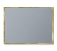 Diario di Viaggio Magnetico 80x60 Grigio delicato Cornice Oro