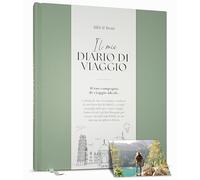 Diario di Viaggio & Taccuino delle Avventure - Scrapbook per Fino a 16 Viaggi (Verde)