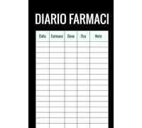 Diario Farmaci: Registro Essenziale per la Gestione Ottimale delle Terapie Farmacologiche | Dimensioni 15,24 x 22,86 cm | 110 Pagine