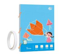 Diario geometrico 3D - Formule di volume d'insegnamento, modelli geometrici a corpo solido | Strumento di sviluppo del pensiero spaziale, bambini in classe principianti homeschool -Studio di gruppo