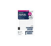 Diario giornaliero 2024 per agenda ad anelli Filofax Pocket - Inglese