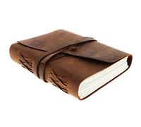 Diario in pelle (lingua italiana non garantita) 7"x5" Dark Brown