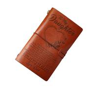 Diario in pelle - Taccuino vintage in pelle | Diario di viaggio ispiratore da mamma e papà, regalo sentimentale per adolescenti, laurea, compleanno, 19,7 x 12 x 18 cm