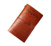 Diario in pelle - Taccuino vintage in pelle | Diario di viaggio ispiratore da mamma e papà, regalo sentimentale per adolescenti, laurea, compleanno, 19,7 x 12 x 18 cm