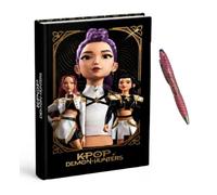 Diario K-Pop Demon Hunters Agenda Scuola Copertina Morbida, Giornaliero per Elementari, Medie e Superiori, 4 Fantasie Colorate: Rosa, Blu, Viola e Fucsia + Penna Touch Dodici12® OMAGGIO (Nero)