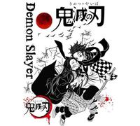 Diario Kimetsu No Yaiba.: Libreta Negro y Rojo.