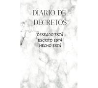 Diario para decretar, libreta de manifestación, cuaderno de gratitud, diario personal blanco: Cuaderno para realizar decretos y manifestación, con ... decretar salud, amor, dinero o tranquilidad.