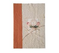 Diario per appunti in carta gelso decorata 16x22 cm