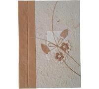 Diario per appunti in carta gelso decorata 16x22 cm
