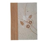 Diario per appunti in carta gelso decorata 16x22 cm