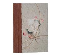 Diario per appunti in carta gelso decorata 16x22 cm