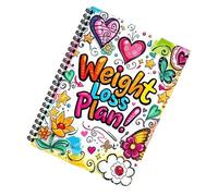 Diario per la perdita di peso, pianificatore passo dopo passo, per palestra, uso domestico, gestione del peso