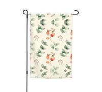 Diario per piante, bandiera da giardino su entrambi i lati, 30,5 x 45,7 cm, decorazione per esterni, resistente allo sbiadimento, stampa all-over, striscione decorativo stagionale per patio prato