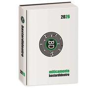 Diario Pocket 16 mesi 2025-26, Classic Bastardidentro Agenda Miticamente, 11,5 x 15,9 cm - Bianco