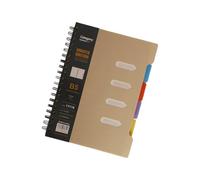 Diario Ricaricabile B5 Resistente Con Divisori 25.000 Pagine E Bandiere Misurazione Per L'organizzazione Dello Studio Del Lavoro Pianificatore Accademico Con Sezioni Divise