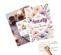 Diario sanitario per le donne,Diario guidato con copertina floreale per la salute mentale | Libro di lavoro sul tracker per emozioni gestione cambiamento business vita crescita produttività