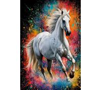 Diario scolastico a tema cavalli con calendario infinito, senza scadenza, 336 pagine totali, 1 giorno a pagina, unisex, adatto a chi ama i cavalli: ... pagine da colorare. Tutta da personalizzare!