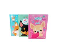 Diario Scuola 12 Mesi Swipe Cute Cagnolini | Design Dolce e Accattivante | Interno a Quadri e Segnapagine | Perfetto per Giovani e Adolescenti | Fantasie Assortite