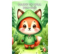 Diario Scuola 2024 2025: Pianificatore scolastico giornaliero una pagina al giorno da settembre 2024 a luglio 2025 per studenti di scuola elementari medie e superiori.