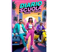 Diario Scuola 2025 2026 Gamer: Diario Giornaliero e Planner Settimanale | Design Bianco e Nero | Da Agosto 2025 a Luglio 2026