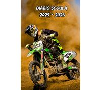 Diario Scuola 2025 2026 Per Le Persone Che Amano Il Motocross Pianificatore