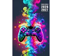 Diario Scuola 2026/2027: Agenda Scolastica Giornaliera da Settembre a Giugno - Planner per Studente Scuola Elementari Medie Superiori - Gamer