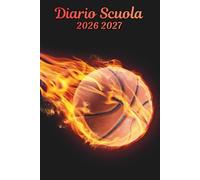 Diario Scuola 2026 2027 Basket: Programma settimanale Da settembre 2026 ad agosto 2027 per Ragazze e Ragazzi , 12 mesi, A5
