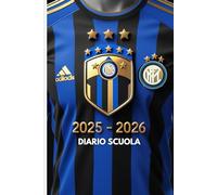 Diario Scuola Calcio: Agenda Settimanale per Studenti con Pianificatore Giornaliero e Calendario Accademico - Design Inter