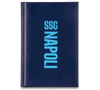 Diario Scuola Napoli Blu 2025/2026 Datato 12 Mesi 18x12 cm + Omaggio Portachiavi Calcio
