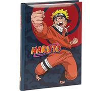 Diario Scuola Ninja Compatibile con Naruto Non Datato 12 Mesi 18x13 cm + Omaggio Penna Invisibile e Mini Torcia