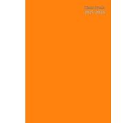 Diario Scuola Settimanale a5: Orizzontale ( Arancione ) Tinta Unita - Agenda Scolastico: Scuola Elementari - Medie & Superiori - Bambina, Bambino & ... - Formato Piccolo - Senza Anelli né Spirale.