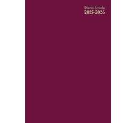 Diario Scuola Settimanale a5: Orizzontale ( Rosa ) Tinta Unita - Agenda Scolastico: Scuola Elementari - Medie & Superiori - Bambina, Bambino & Teenace ... - Formato Piccolo - Senza Anelli né Spirale.
