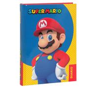 DIARIO AGENDA super mario, Novità Scuola 2025, dim.13,5X18,5cm.